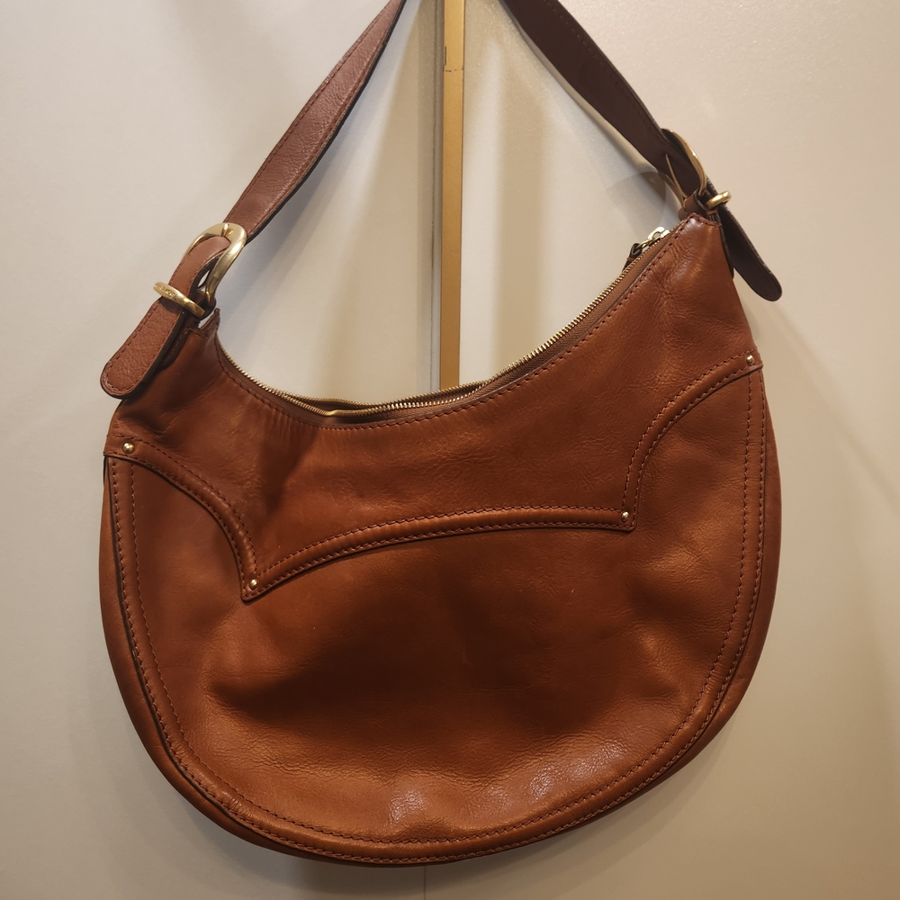 MICHAEL Michael Kors Tan Leather Western Hobo Bag